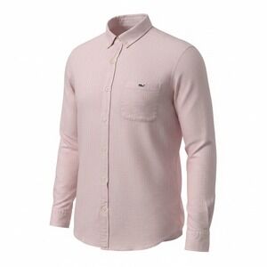 Tucker Shirt Vineyard Vines XL Mens Pink Excellent Linen Striped Button Down